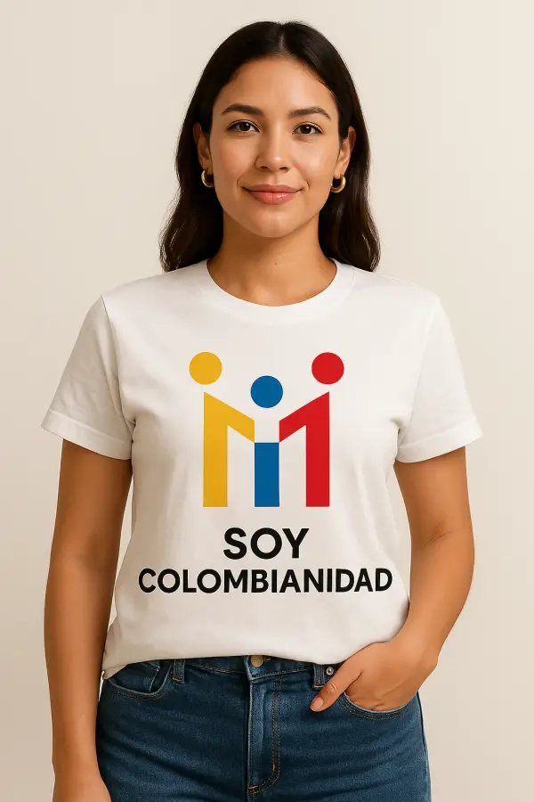 Camiseta blanca estampada